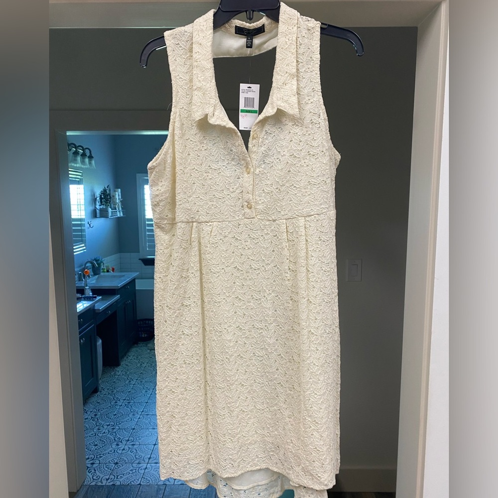 Jessica Simpson Cream Lace Dress